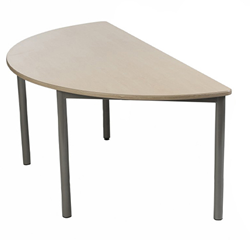 Tafel Twist halfrond 140x70cm
