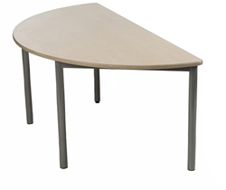 Tafel Twist halfrond 120x60cm