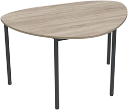 Tafel Twist flow kiezel
