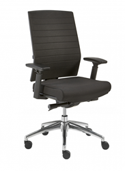 Bureaustoel 666SG/SZ - rug gestoffeerd polyester