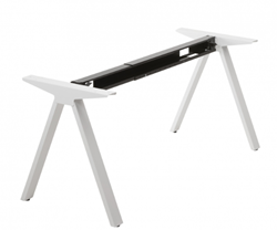 Kabelgoot verstelbaar t.b.v. onderstel Easy zwart - bladmaat 160 - 240cm