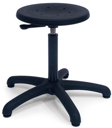 Werkkruk ronde PU zitting - HV 45/56cm