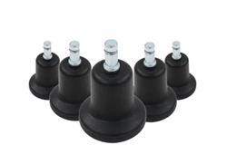 Glijdoppenset t.b.v. bureaustoel 600/601 - chrome